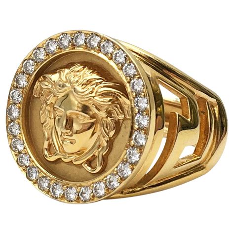 bague versace or 18k femme|Gianni Versace.